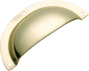 Classic Drawer Pull - Sheet Brass - Polished Brass by Tradco, a Cabinet Hardware for sale on Style Sourcebook