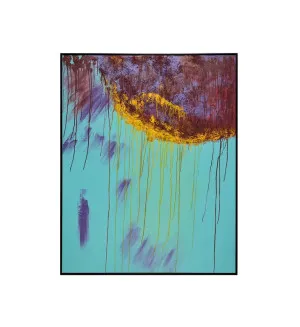 Hand-Painted Radiant Divide Wall Art Canvas 120cm x 150cm by Luxe Mirrors, a Prints for sale on Style Sourcebook