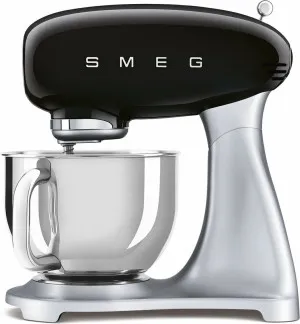 Smeg 50s Retro Style Stand Mixer Black SMF02BLAU by Smeg, a Small Kitchen Appliances for sale on Style Sourcebook