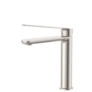 Empire Care Cold Start Medium Basin Mixer, Brushed Nickel by Fienza, a Bathroom Taps & Mixers for sale on Style Sourcebook