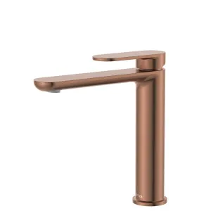 Empire Slim Cold Start Medium Basin Mixer, Brushed Copper by Fienza, a Bathroom Taps & Mixers for sale on Style Sourcebook