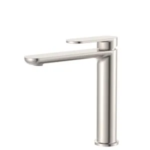 Empire Slim Cold Start Medium Basin Mixer, Brushed Nickel by Fienza, a Bathroom Taps & Mixers for sale on Style Sourcebook