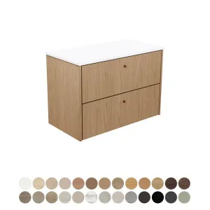 Salisbury 900 Wall Hung, Cabinet, Solid Surface of Silica Free Stone Top by Fienza, a Vanities for sale on Style Sourcebook