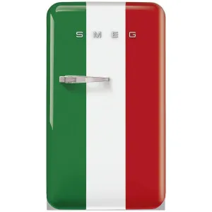 Smeg 50s Retro Style Happy Bar Fridge Right Hinge Italian Flag FAB10HRDIT6 by Smeg, a Refrigerators, Freezers for sale on Style Sourcebook