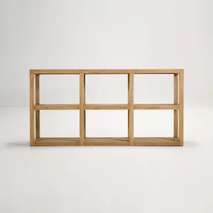 Montana Low Bookshelf, Natural Elm, by Lounge Lovers by Lounge Lovers, a Wall Shelves & Hooks for sale on Style Sourcebook
