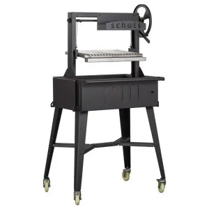 Argentinian 75cm Black Steel Grill BBQ by Schots, a Cooktops for sale on Style Sourcebook