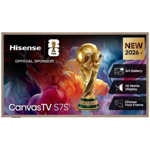 Hisense 65'' S7S Hi-QLED 4K Canvas TV Black [2026] 65S7SAU by HiSense, a Home Entertainment for sale on Style Sourcebook