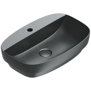 Catalano Alvea 600x400 Inset Basin Satin Black 0625601022 by Catalano, a Basins for sale on Style Sourcebook