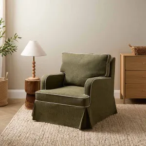 Everleigh Occasional Chair - Dark Green - Mocka by Mocka., a Chairs for sale on Style Sourcebook