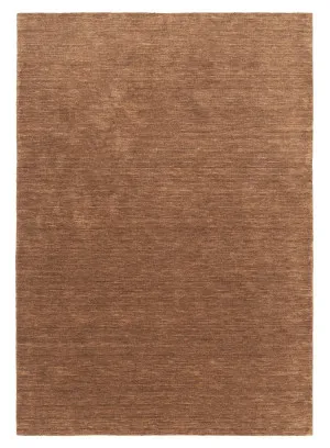 Aryana Sienna Solid Pile Wool Rug by Miss Amara, a Contemporary Rugs for sale on Style Sourcebook