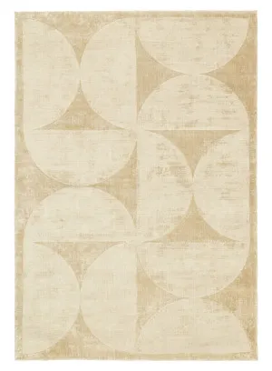 Nanika Cream Hourglass Viscose Rug by Miss Amara, a Contemporary Rugs for sale on Style Sourcebook