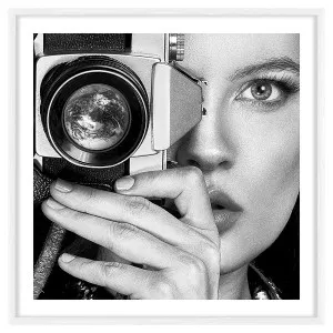 Elle Framed Print in 84 x 84cm by OZ Design, a Prints for sale on Style Sourcebook