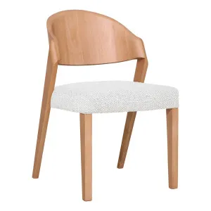 Ridley Dining Chair in Milan Natural /  Clear by OZ Design, a Dining Chairs for sale on Style Sourcebook
