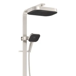 Kuro Deluxe Twin Shower Soft Square Head, Brushed Nickel by Fienza, a Shower Heads & Mixers for sale on Style Sourcebook