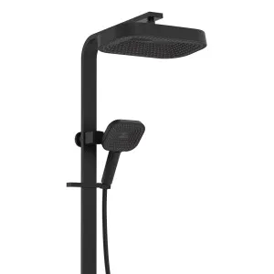 Kuro Deluxe Twin Shower Soft Square Head, Matte Black by Fienza, a Shower Heads & Mixers for sale on Style Sourcebook