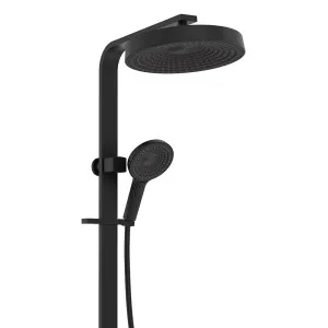 Kuro Deluxe Twin Shower Round Head, Matte Black by Fienza, a Shower Heads & Mixers for sale on Style Sourcebook