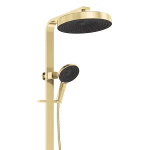 Kuro Deluxe Twin Shower Round Head, Urban Brass by Fienza, a Shower Heads & Mixers for sale on Style Sourcebook