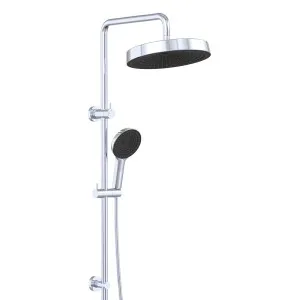 Kuro Twin Shower, Round Head, Chrome by Fienza, a Shower Heads & Mixers for sale on Style Sourcebook