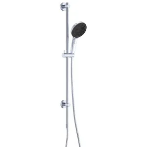Kuro Rail Shower Round, Chrome by Fienza, a Shower Heads & Mixers for sale on Style Sourcebook
