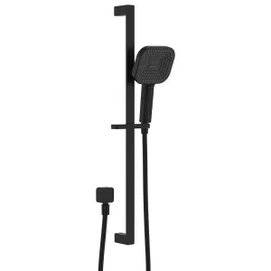 Kuro Rail Shower Soft Square Head , Matte Black by Fienza, a Shower Heads & Mixers for sale on Style Sourcebook