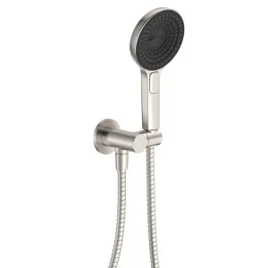 Kuro Hand Shower, Round Plate, Round Head, Brushed Nickel by Fienza, a Shower Heads & Mixers for sale on Style Sourcebook