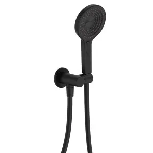 Kuro Hand Shower, Round Plate, Round Head, Matte Black by Fienza, a Shower Heads & Mixers for sale on Style Sourcebook