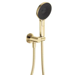 Kuro Hand Shower, Round Plate, Round Head, Urban Brass by Fienza, a Shower Heads & Mixers for sale on Style Sourcebook