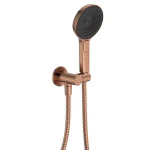 Kuro Hand Shower, Round Plate, Round Head, Brushed Copper by Fienza, a Shower Heads & Mixers for sale on Style Sourcebook