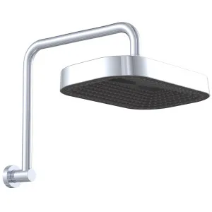 Kuro Gooseneck Shower Arm Set, Soft Square Head, Chrome by Fienza, a Shower Heads & Mixers for sale on Style Sourcebook