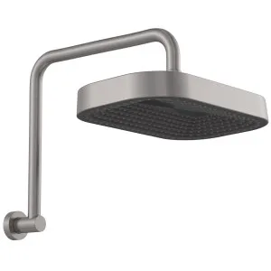 Kuro Gooseneck Shower Arm Set, Soft Square Head, Gun Metal by Fienza, a Shower Heads & Mixers for sale on Style Sourcebook