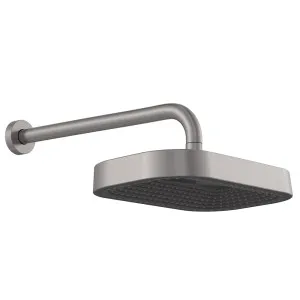 Kuro Shower Arm Set, Soft Square Head, Gun Metal by Fienza, a Shower Heads & Mixers for sale on Style Sourcebook