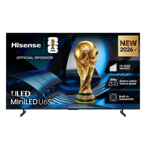 Hisense 50" ULED MiniLED U6S 4K 144Hz Smart AI TV [2026] 50U6SAU by HiSense, a Home Entertainment for sale on Style Sourcebook
