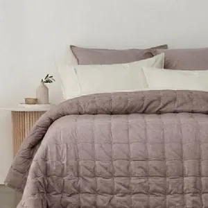 Vintage Coverlet - Softwash Cotton, King/Super King, Purple - Canningvale by Canningvale_Vintage, a Sheets for sale on Style Sourcebook
