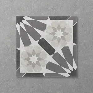 Antica Rush Shadow (Matt) 200x200 by Sanctuary Makers, a Encaustic Tiles for sale on Style Sourcebook
