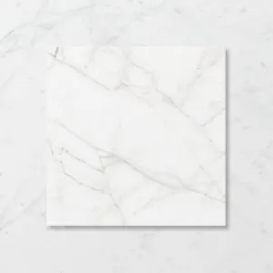 Aphrodite Statuario Wisp (Satin) 450x450 by Sanctuary Makers, a Stone Look Tiles for sale on Style Sourcebook