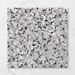 Terra Foray Cosmic Grey (Matt) 600x600 by Sanctuary Makers, a Terrazzo Look Tiles for sale on Style Sourcebook