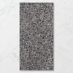 Terra Foray Ebony Espresso (Matt) 1200x600 by Sanctuary Makers, a Terrazzo Look Tiles for sale on Style Sourcebook