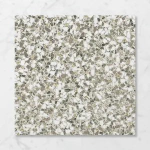 Terra Foray Olive Dream (Matt) 600x600 by Sanctuary Makers, a Terrazzo Look Tiles for sale on Style Sourcebook