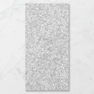 Terra Foray Silver Lining (Satin) 1200x600 by Sanctuary Makers, a Terrazzo Look Tiles for sale on Style Sourcebook