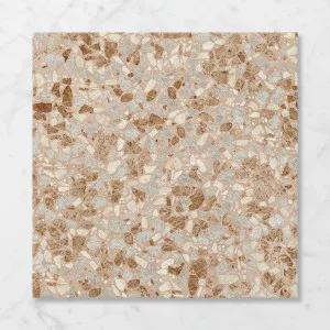 Terra Kosmo Kimberly Pindan (Satin) 600x600 by Sanctuary Makers, a Terrazzo Look Tiles for sale on Style Sourcebook