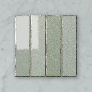 Zen Subway (300x75) Hisui (Gloss) 300x300 by Sanctuary Makers, a Mosaic Tiles for sale on Style Sourcebook