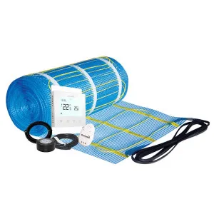 Thermogroup Thermonet In Screed and Bathroom 10m2 2000W Underfloor Heating Kit with Thermostat 112020T by Thermogroup, a Heaters for sale on Style Sourcebook