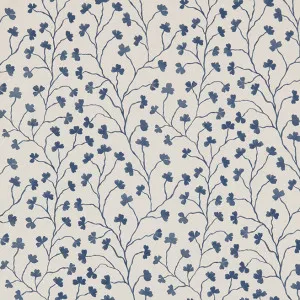 Clover Navy by Ashley Wilde, a Fabrics for sale on Style Sourcebook