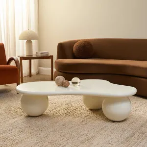 Agatha Ball Feet Coffee Table - Beige - Mocka by Mocka., a Coffee Table for sale on Style Sourcebook