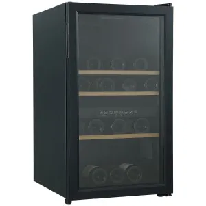 Cantina 49 Bottle Dual Zone Freestanding Wine Cabinet Black CCWFD49B by Cantina, a Wine Fridges for sale on Style Sourcebook