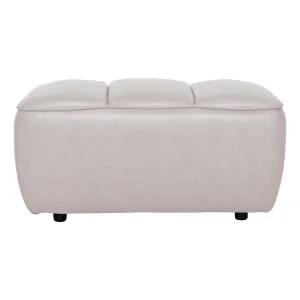 Phoebe Ottoman in Leather Frost by OZ Design, a Sofas for sale on Style Sourcebook
