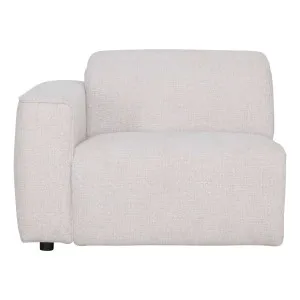 Nevada Sofa End RHF Without Recliner in Domino Marshmallow by OZ Design, a Sofas for sale on Style Sourcebook