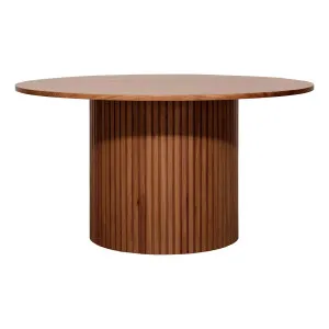 Gabino Round Dining Table 150cm in Tasmanian Blackwood by OZ Design, a Dining Tables for sale on Style Sourcebook