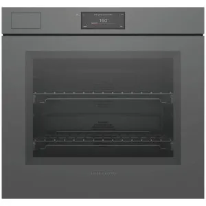 Fisher & Paykel Series 11 76cm Minimal Handleless Pyrolytic Steam Assist Oven Grey OB76SMPSUNG3 by Fisher & Paykel, a Ovens for sale on Style Sourcebook