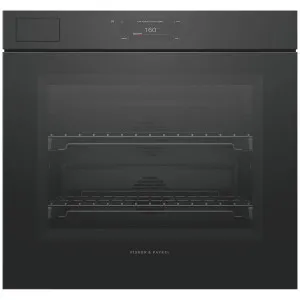 Fisher & Paykel Series 11 76cm Minimal Handleless Pyrolytic Steam Assist Oven with Air Fry Black OB76SMPSUNB3 by Fisher & Paykel, a Ovens for sale on Style Sourcebook
